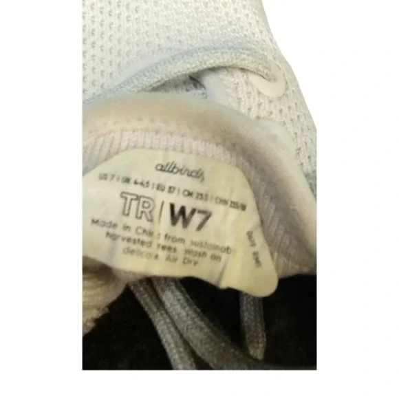 Allbirds Womens TR Tree Runner White Blizzard Running‎ Shoe Sneaker Women Size 7 - Picture 10 of 10